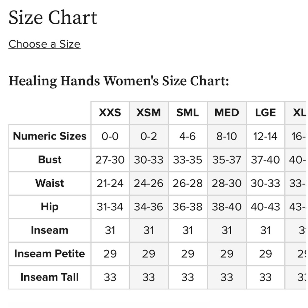 Healing Hands Women’s Taylor scrub pant in Royal Blue sz Small Petite 29”inseam - Picture 5 of 8